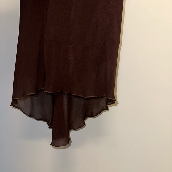 Vintage Vertice mash and satin layered dress - Picture 4 of 6